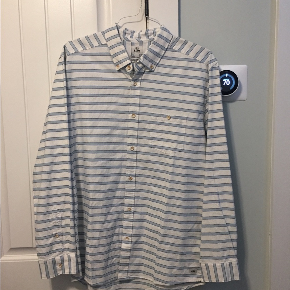 Quicksilver button down